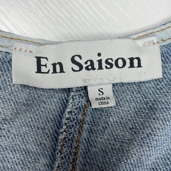 Anthropologie Blue Denim Mini Dress - Picture 8 of 9